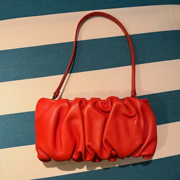 Staud Blood Orange Convertible Bean Bag - Picture 2 of 5